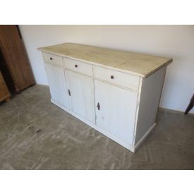 #0731 Antique Pine Sideboard (white) 