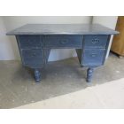 #1060 Antique Pine Writing Desk (grey)