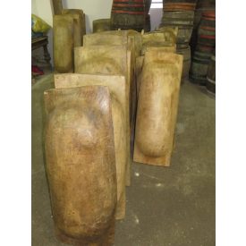 #12  Antique dough bowls, regular size, up to 120 cm long