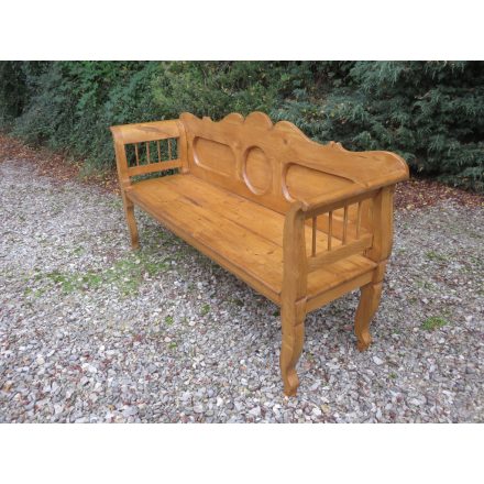 # 1293 Antique Pine Bench (Waxed)