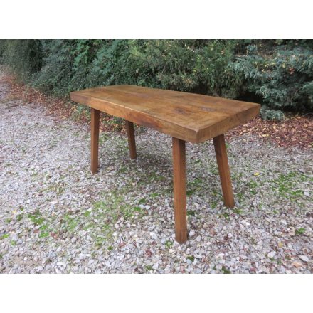 Antique Butcher Block Table (waxed)