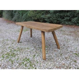 #1315 Antique Butcher Block Table - finished with wax