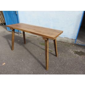 #1364 Antique Butcher Block Table - finished with wax