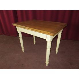 #1407 Antique Pine Draw-Leaf Table (waxed top)