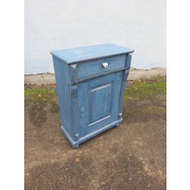 Antique Pine Nightstand (blue)