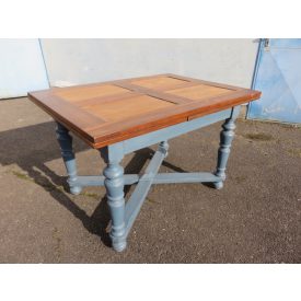 #1573 Antique Pine Extendable Top Table 