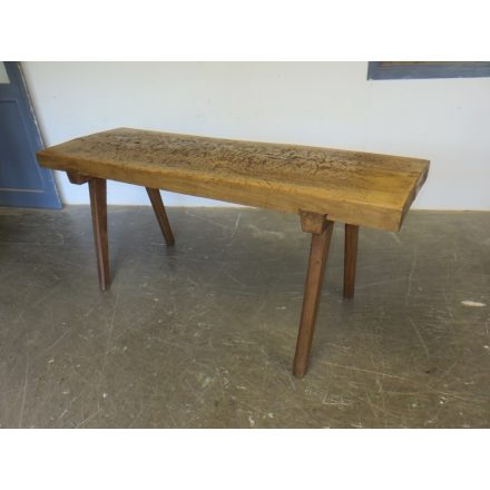 Antique Butcher Block Table (waxed)