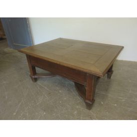 #1782 Antique Hardwood Coffee Table  - finished with wax