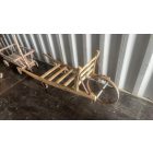 #17  Antique wooden wheelbarrows