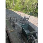 #17  Antique wooden wheelbarrows