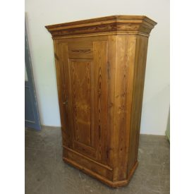 #1818 Antique Pine One Door Cabinet - finished with wax