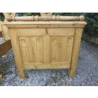 #1945 Antique Pine Beds, pair of two - finished with wax
