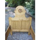 #1945 Antique Pine Beds, pair of two - finished with wax