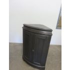 #2000 Antique Pine Corner Cabinet (black)