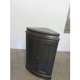 #2000 Antique Pine Corner Cabinet (black)