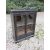 # 2073 Antique Wall Cabinet with Glass Doors (Dark Brown)