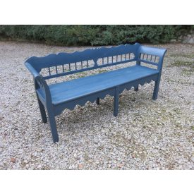 #2081 Antique Pine Bench (blue)