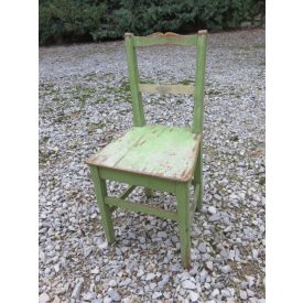 Antique Pine Chair (green)
