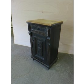 #2095 Antique Pine Nightstand (black)