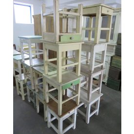 #21  Antique kitchen stools