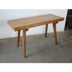 #2104 Antique Butcher Block Table - finished with wax