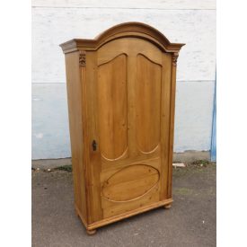 #2134 Antique Pine One Door Cabinet - finished with wax