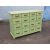 Antique Pine 16 Drawer Counter (green)