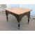 # 2169 Parquetry Top Antique Draw Leaf Table (Black)