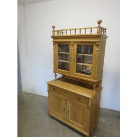Antique Pine Kitchen Dresser, finished with wax