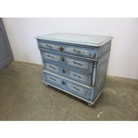 #2263 Antique Pine Chest of four Drawers (original colour)