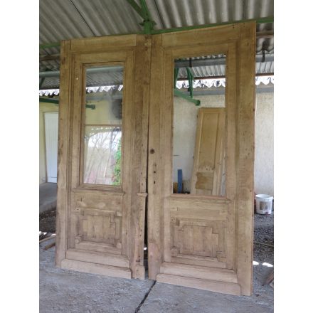 Antique Large Entry Gate - Stripped to Bare Wood 