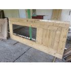 #2386 Antique Large Entry Gate - Stripped to Bare Wood 