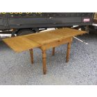 #2400 Antique Pine Draw-Leaf Table (finished with wax)