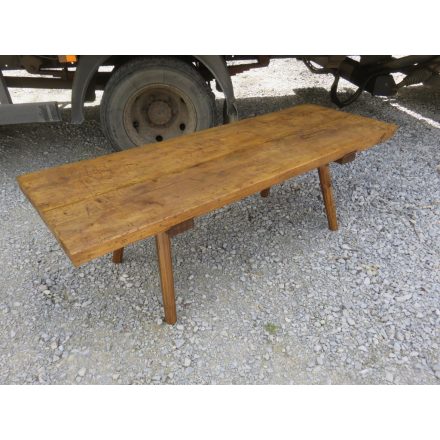 Antique Butcher Block Coffee Table (waxed)