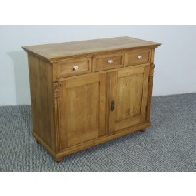 Antique Pine Dresser Base Cabinet #2446, finished with wax 