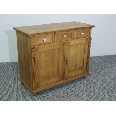 Antique Pine Dresser Base Cabinet #2446, finished with wax 