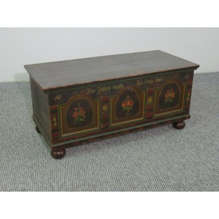 Antique Blanket Chest #2447, original paint  