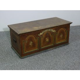 #2449 Antique Blanket Chest - original paint  