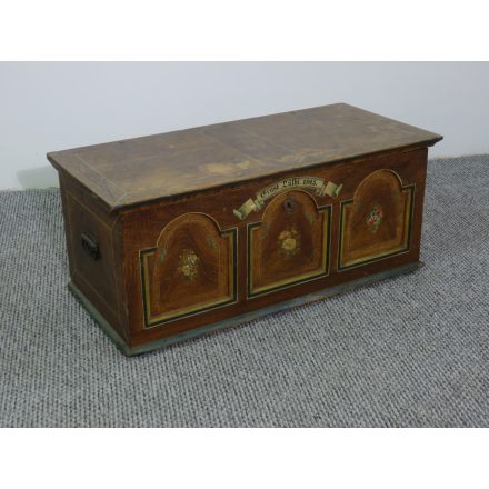 #2449 Antique Blanket Chest - original paint  