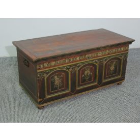 #2454 Antique Blanket Chest - original paint  