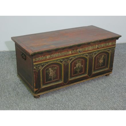 #2454 Antique Blanket Chest - original paint  