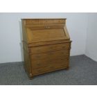 #2461 Antique Pine Bureau Desk - finished with wax