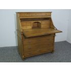 #2461 Antique Pine Bureau Desk - finished with wax