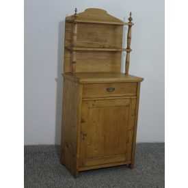   Antique Pine Dresser with Open Shelves, finished with wax #2479