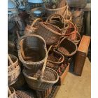 #24  Antique handmade wicker market baskets