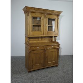 #2521 Antique Pine Kitchen Dresser - finished with wax 