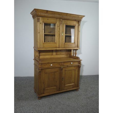 #2521 Antique Pine Kitchen Dresser - finished with wax 