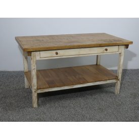 Antique Pine Table with Waxed Top #2523