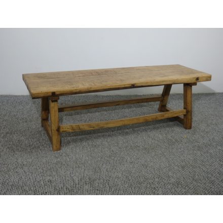 #2524 Antique Long Coffee Table - finished with wax