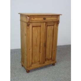 Antique Pine Cabinet, finished with wax #2537